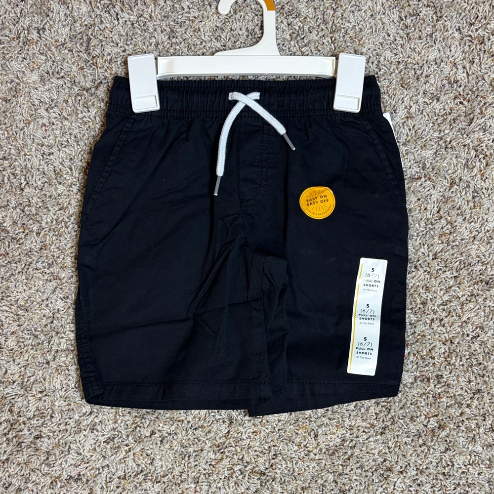 Cat & Jack Black Drawstring Shorts